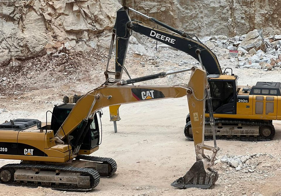 John Deere 210G hydraulic excavator