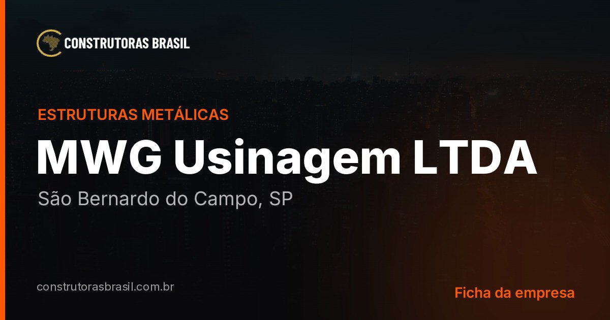 MWG Usinagem LTDA — Tornearia e usinagem em São Bernardo do Campo, SP ...